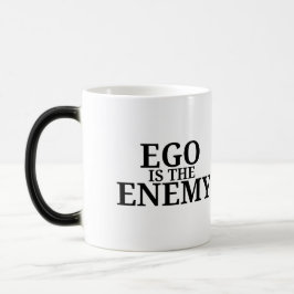 Ego Is De Vijand Minimalistische Typemachine  Magische Mok