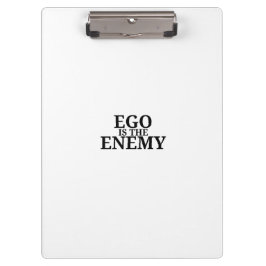 Ego Is De Vijand Minimalistische Typewriter Klembo Klembord