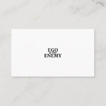 Ego Is De Vijand Minimalistische Typewriter Zakeli