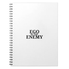Ego Is The Enemy Minimalistisch Schrijfmachine Not Notitieboek