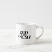Ego Is The Enemy Minimalistische Schrijfmachine Es Espresso Kop (Rechts)