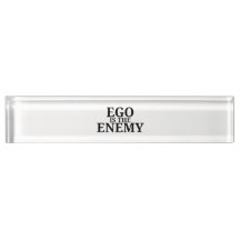 Ego Is The Enemy Minimalistische Typewriter Bureau