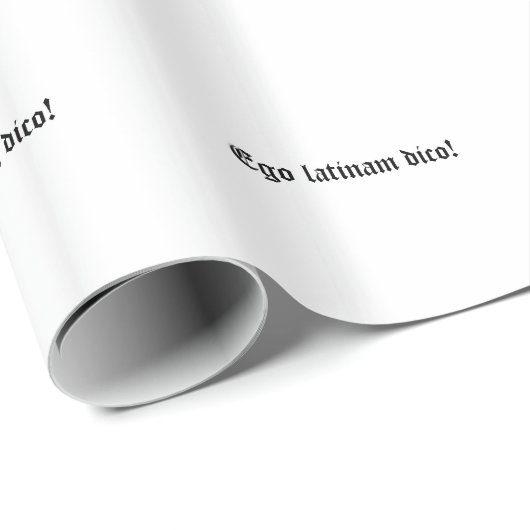 Ego latinam dico! cadeaupapier (Rol Hoek)