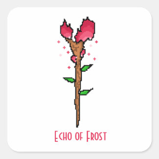 Ego van Toverstaf van Vorst Tovenaar Fantasie Vierkante Sticker