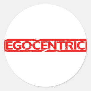 Egocentric Stamp Ronde Sticker