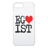 Egoist Red Heart Case-Mate iPhone Case (Achterkant)