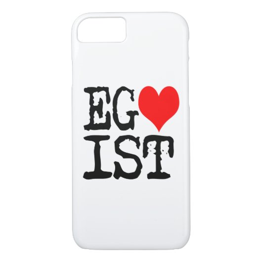 Egoist Red Heart Case-Mate iPhone Case (Achterkant)