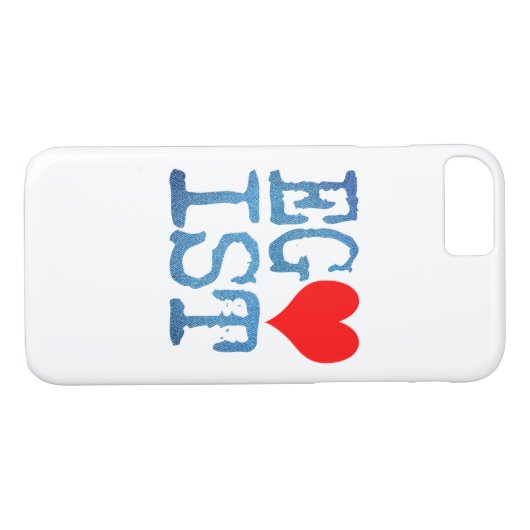 Egoist Red Heart Case-Mate iPhone Case (Achterkant (Horizontaal))