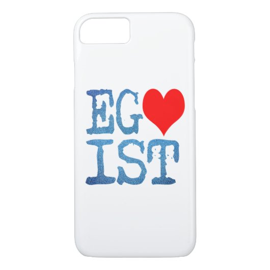 Egoist Red Heart Case-Mate iPhone Case (Achterkant)