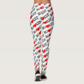 Egoist Red Heart Leggings (Achterkant)