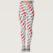 Egoist Red Heart Leggings (Voorkant)