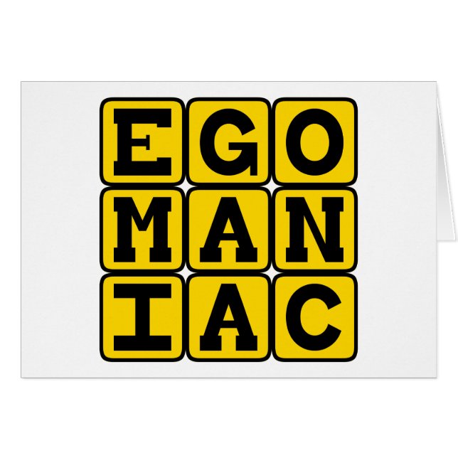 Egomaniak, Zelfingenomen (Voorkant Horizontaal)