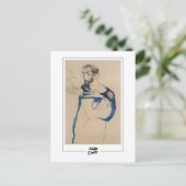 Egon Schiele #109-2 - Kunst Briefkaart (Staand voorkant)