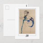 Egon Schiele #109-2 - Kunst Briefkaart (Voorkant / Achterkant)