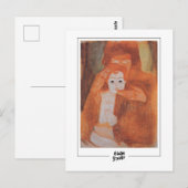 Egon Schiele #10-2 - Kunst Briefkaart (Voorkant / Achterkant)