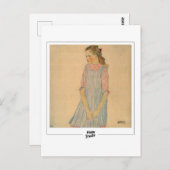 Egon Schiele #142-2 - Beeldende kunst Briefkaart (Voorkant / Achterkant)