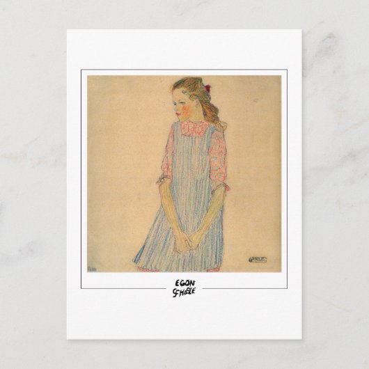 Egon Schiele #142-2 - Kunst Briefkaart (Voorkant)