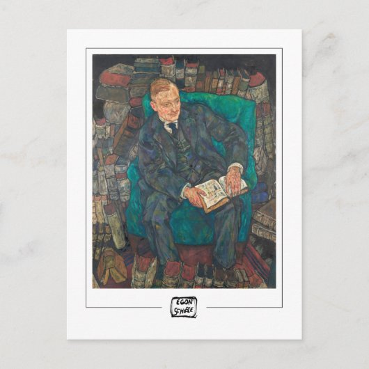 Egon Schiele #14-2 - Fine Art Briefkaart (Voorkant)