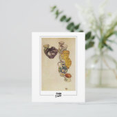 Egon Schiele #164-2 - Kunst Briefkaart (Staand voorkant)