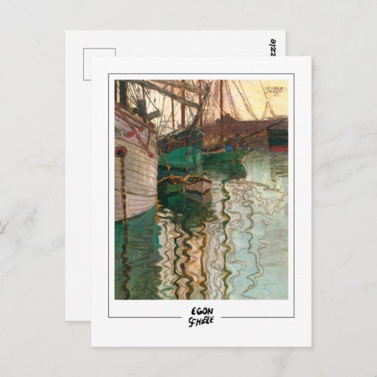 Egon Schiele #170 - Beeldende kunst Briefkaart (Voorkant / Achterkant)