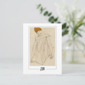Egon Schiele #183 - Schone kunst Briefkaart (Staand voorkant)