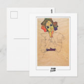 Egon Schiele #190-2 - Kunst Briefkaart (Voorkant / Achterkant)