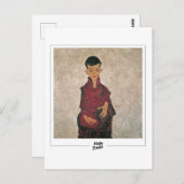 Egon Schiele #1-2 - Beeldende kunst Briefkaart (Voorkant / Achterkant)
