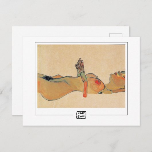 Egon Schiele #1-2 - Fine Art Briefkaart (Voorkant / Achterkant)