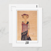 Egon Schiele #20-2 - Beeldende kunst Briefkaart (Voorkant / Achterkant)