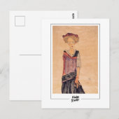 Egon Schiele #20-2 - Kunst Briefkaart (Voorkant / Achterkant)
