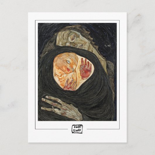 Egon Schiele #20-2 - Kunst Postkaart (Voorkant)