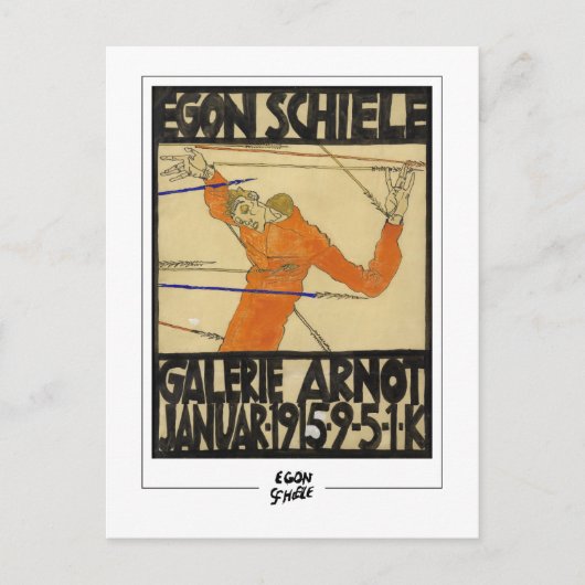 Egon Schiele #231-2 - Kunst Briefkaart (Voorkant)