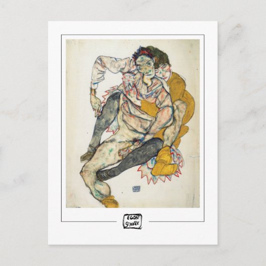 Egon Schiele #234-2 - Kunstansichtkaart Briefkaart (Voorkant)