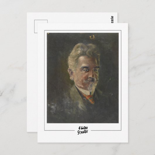 Egon Schiele #254-2 - Beeldende kunst Briefkaart (Voorkant / Achterkant)