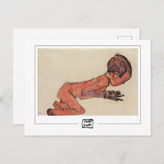 Egon Schiele #269-2 - Kunstansichtkaart Briefkaart (Voorkant / Achterkant)