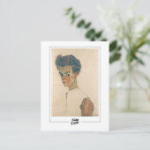 Egon Schiele #28 - Kunst Briefkaart (Staand voorkant)