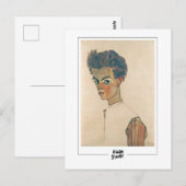 Egon Schiele #28 - Schone Kunsten Briefkaart (Voorkant / Achterkant)