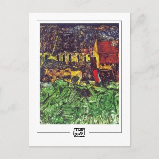 Egon Schiele #2-2 - Fine Art Briefkaart (Voorkant)