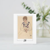 Egon Schiele #305-2 - Beeldende kunst Briefkaart (Staand voorkant)