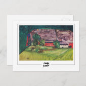 Egon Schiele #310-2 - Beeldende kunst Briefkaart (Voorkant / Achterkant)