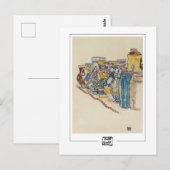 Egon Schiele #344-2 - Kunstansichtkaart Briefkaart (Voorkant / Achterkant)