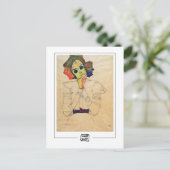 Egon Schiele #369-2 - fijn Briefkaart (Staand voorkant)