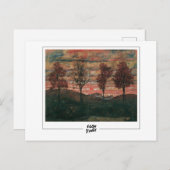 Egon Schiele #391-2 - Beeldende kunst Briefkaart (Voorkant / Achterkant)