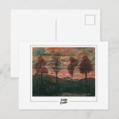 Egon Schiele #391-2 - Kunst Briefkaart (Voorkant / Achterkant)