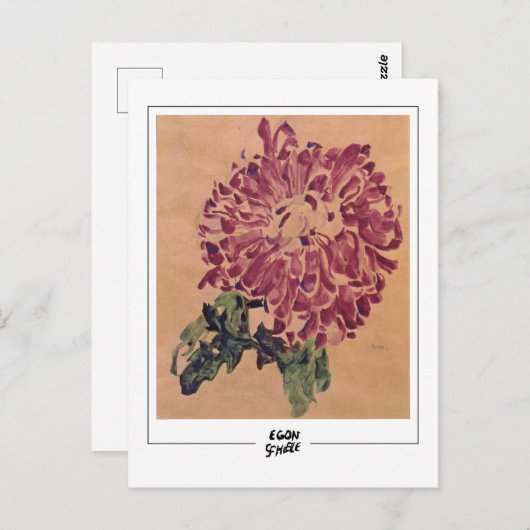 Egon Schiele #408-2 - Schone Kunsten Briefkaart (Voorkant / Achterkant)