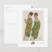 Egon Schiele #421 - Kunst Briefkaart (Voorkant / Achterkant)