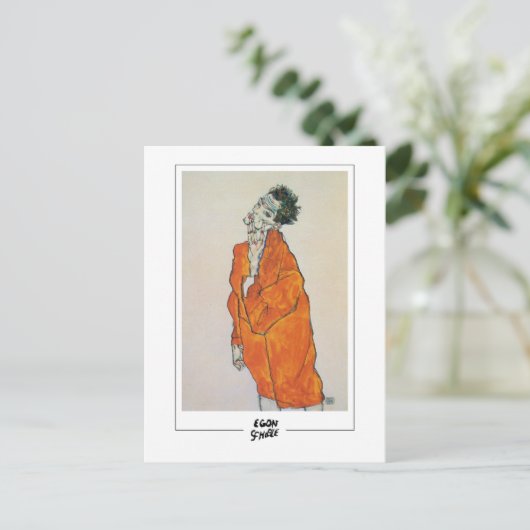 Egon Schiele #424-2 - Beeldende kunst Briefkaart (Staand voorkant)