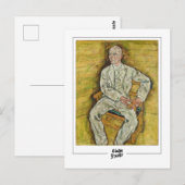 Egon Schiele #456-2 - Kunst Briefkaart (Voorkant / Achterkant)