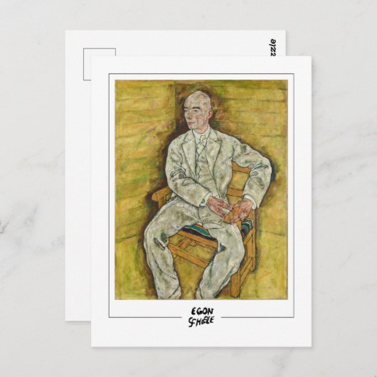Egon Schiele #456-2 - Schone Kunsten Briefkaart (Voorkant / Achterkant)
