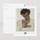 Egon Schiele #463-2 - Kunst Briefkaart (Voorkant / Achterkant)